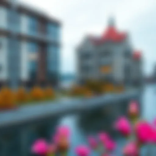 Stunning view of Danube Elitz architectural design