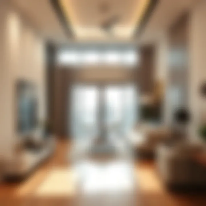 Interior of a luxury apartment in JLT Cluster C highlighting contemporary design