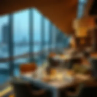 Dining Experience Overlooking the Marina An exquisite dining experience overlooking the marina