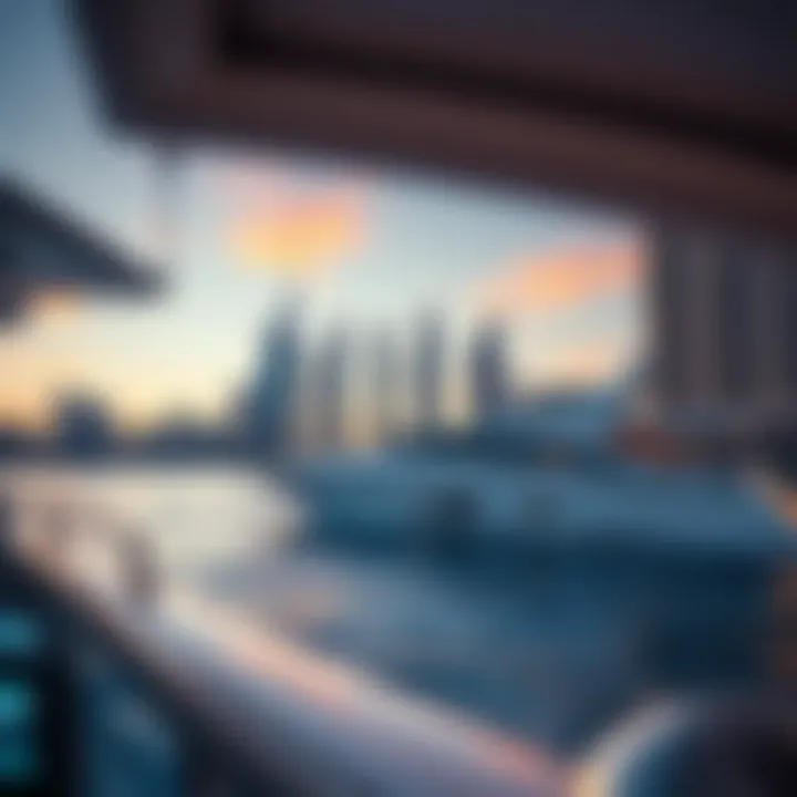 Yacht Cruise in Dubai Marina Luxurious yacht cruising in Dubai Marina waters