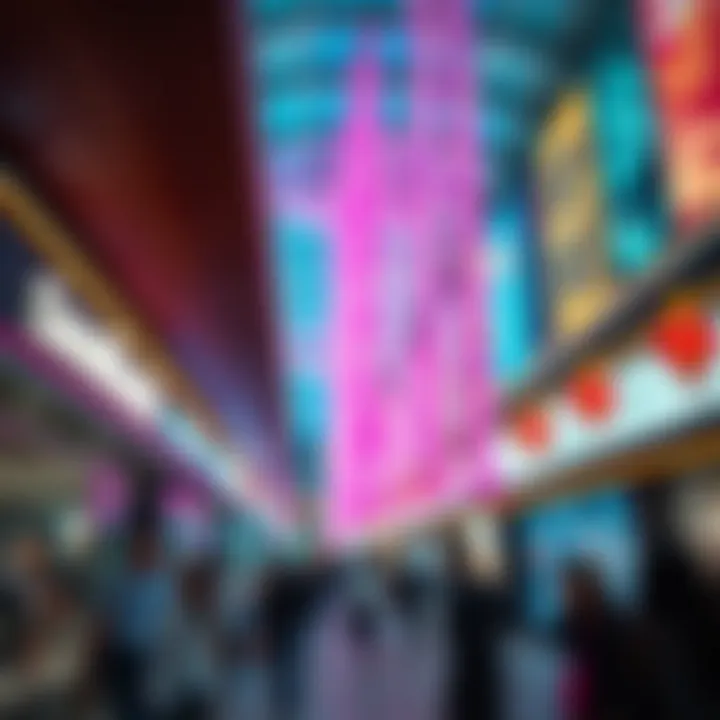 Vibrant atmosphere at Mall of the Emirates