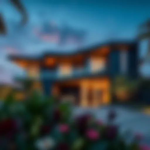 Architectural Marvel of Zada Residence Stunning exterior view of Zada Residence showcasing modern architecture