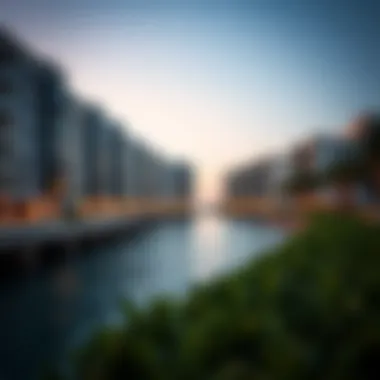 Modern architectural design of Water Edge residential buildings along the coast