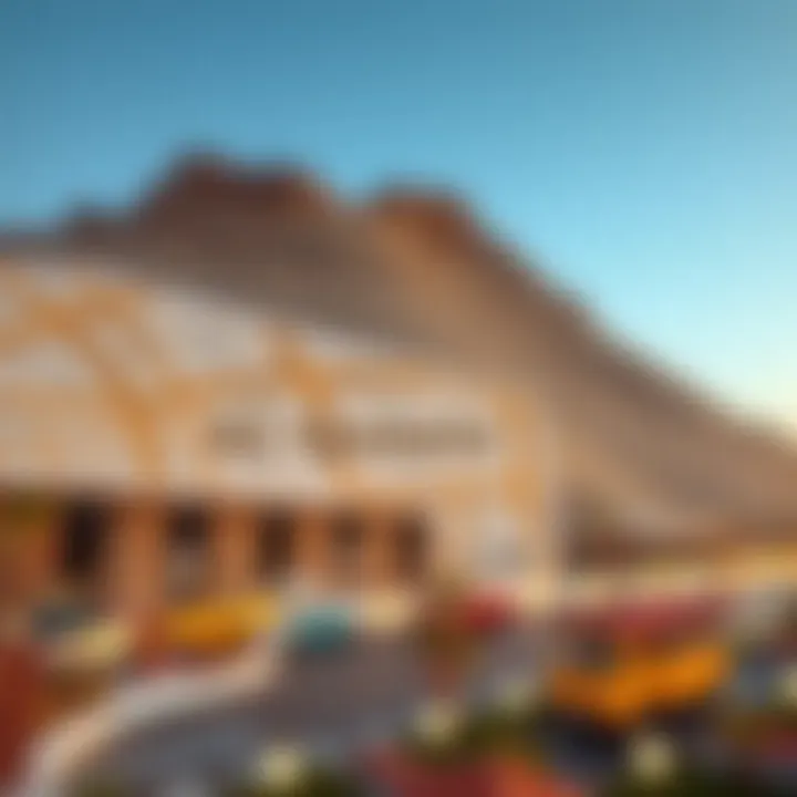 Map highlighting Al Qusais and its amenities