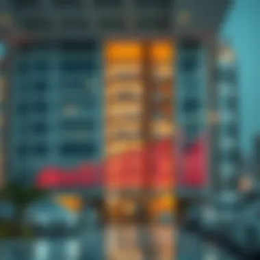 Graph displaying rental price trends in Al Qusais