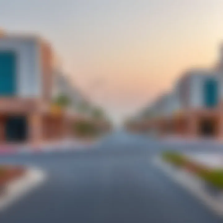 Tranquil residential area near Jabra Al Ain Market with modern amenities