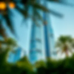 Latifa Tower exterior showcasing modern architecture