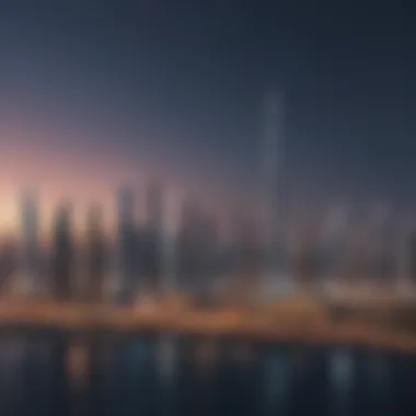 Dubai Skyline with Real Estate Developments