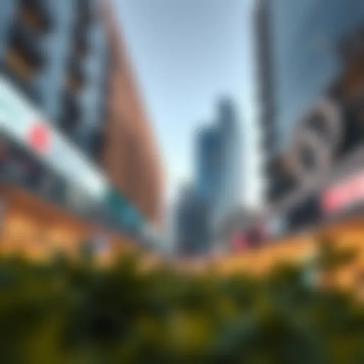 Vibrant commercial spaces in Meydan