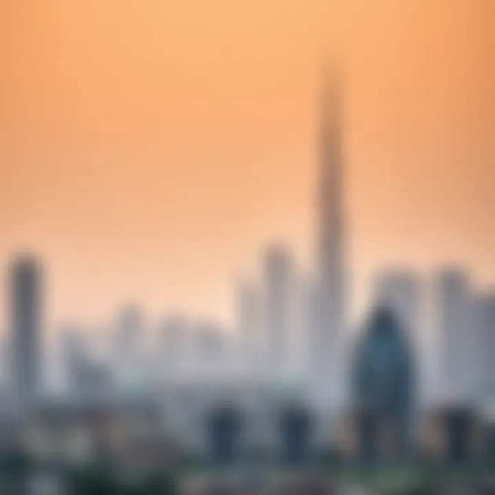 Stunning skyline view of Meydan area