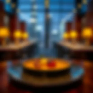 Exquisite gourmet dish artfully plated, showcasing culinary artistry