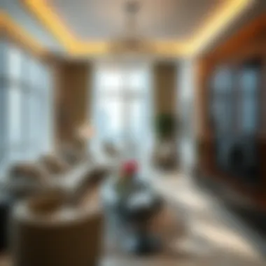 Luxury Apartment Living An elegant apartment interior reflecting the local real estate market.