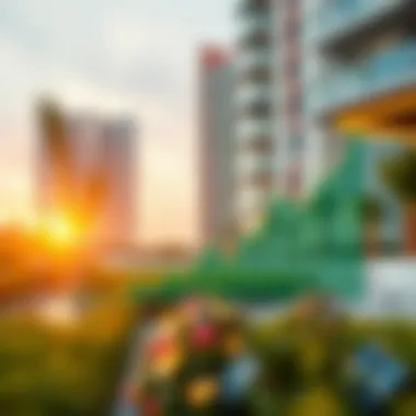 Graph depicting market trends and investment potential