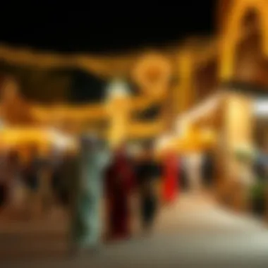 Celebration of Tradition in the UAE A festive celebration during a public holiday in the UAE