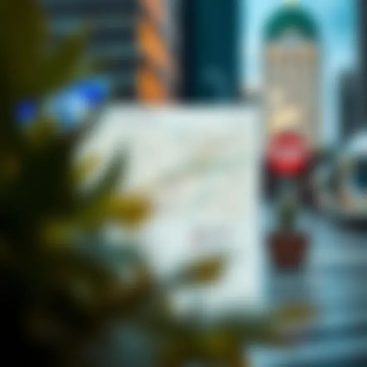 Rental Areas Map Map highlighting rental areas near Emirates Tower Metro Station