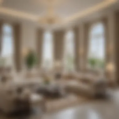 Luxurious living space inside The Ritz Carlton Residences offering an exquisite lifestyle.