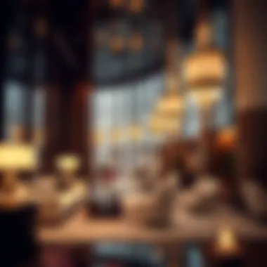 Luxurious Interior Design of The Avenue Interior shot highlighting the luxurious ambiance of The Avenue at Etihad Towers.