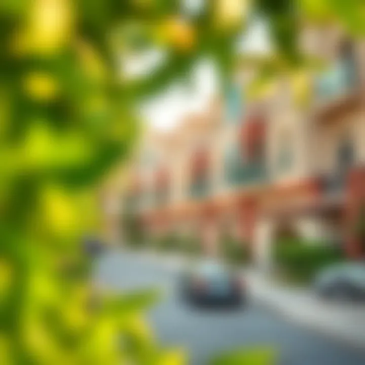 A picturesque street in Mushrif lined with residential properties