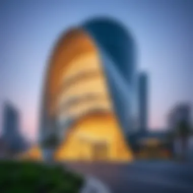 Stunning architectural design of The Opus by Omniyat showcasing innovative curves and glass façade