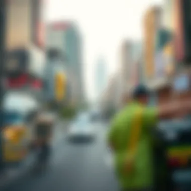 Commercial Hub of شارع خالد بن الوليد Vibrant commercial activity along شارع خالد بن الوليد