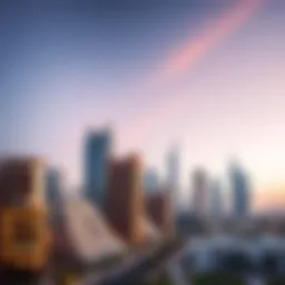 Stunning skyline of Dubai showcasing luxury real estate developments