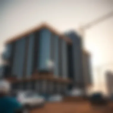 Iman Developer's Signature Construction Site Construction site of a notable Iman Developer project