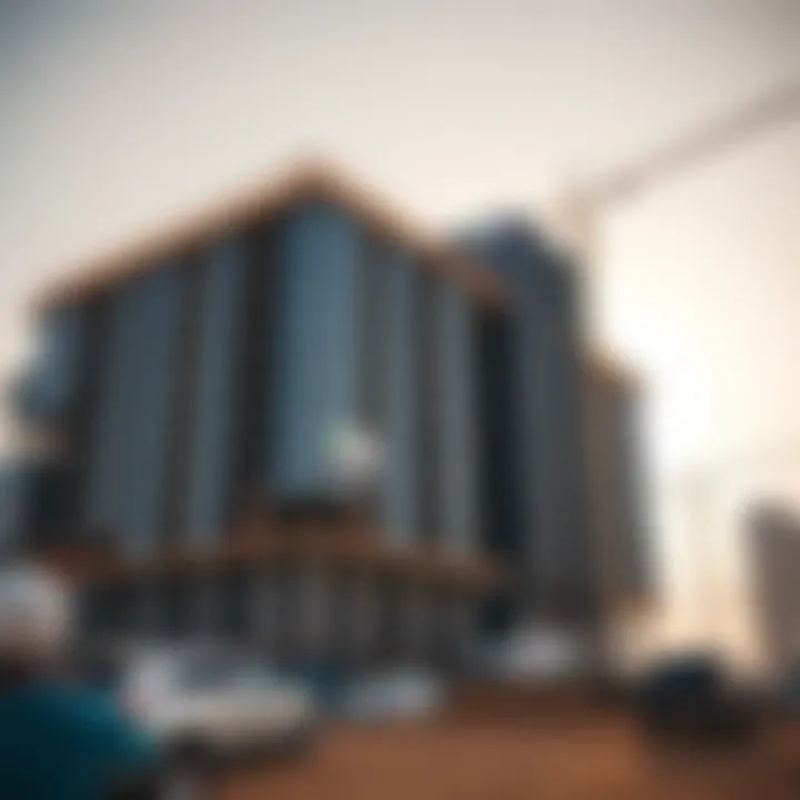 Iman Developer's Signature Construction Site Construction site of a notable Iman Developer project
