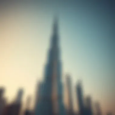 Investment Potential of Burj Khalifa Investment potential infographic showcasing Burj Khalifa.