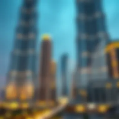 Market Trends and Real Estate Values Graph illustrating market trends and real estate values related to Burj Khalifa.