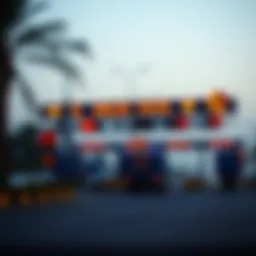 Overview of Salik toll gates in Dubai