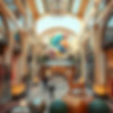 Cultural Significance of Wafi Mall Cultural artwork displayed within Wafi Mall reflecting its artistic significance
