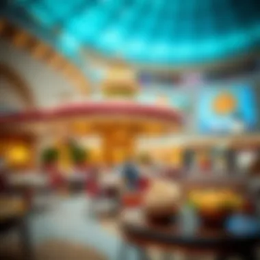 Culinary Delights at Wafi Mall Dining experience at Wafi Mall featuring a variety of international cuisines